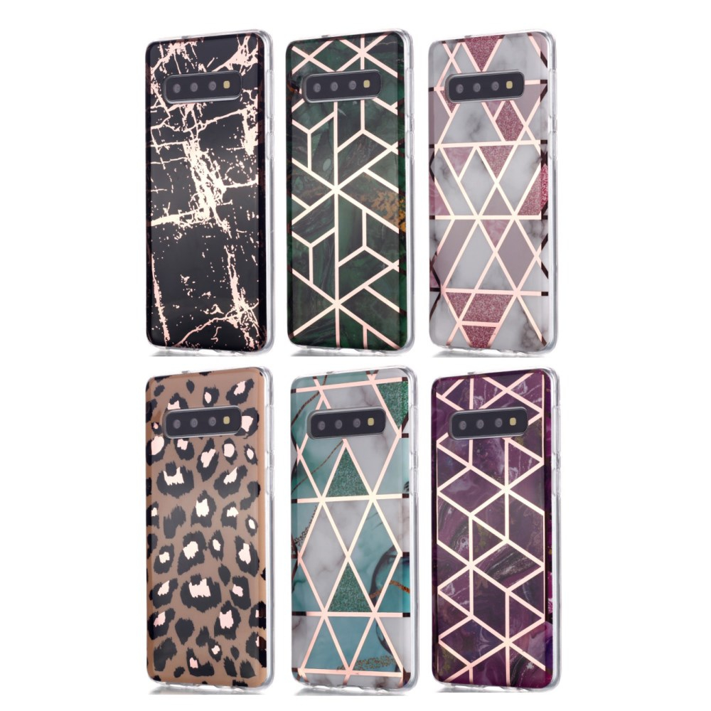 Samsung S10 Tracy nugarėlė Black&gold Marble 5