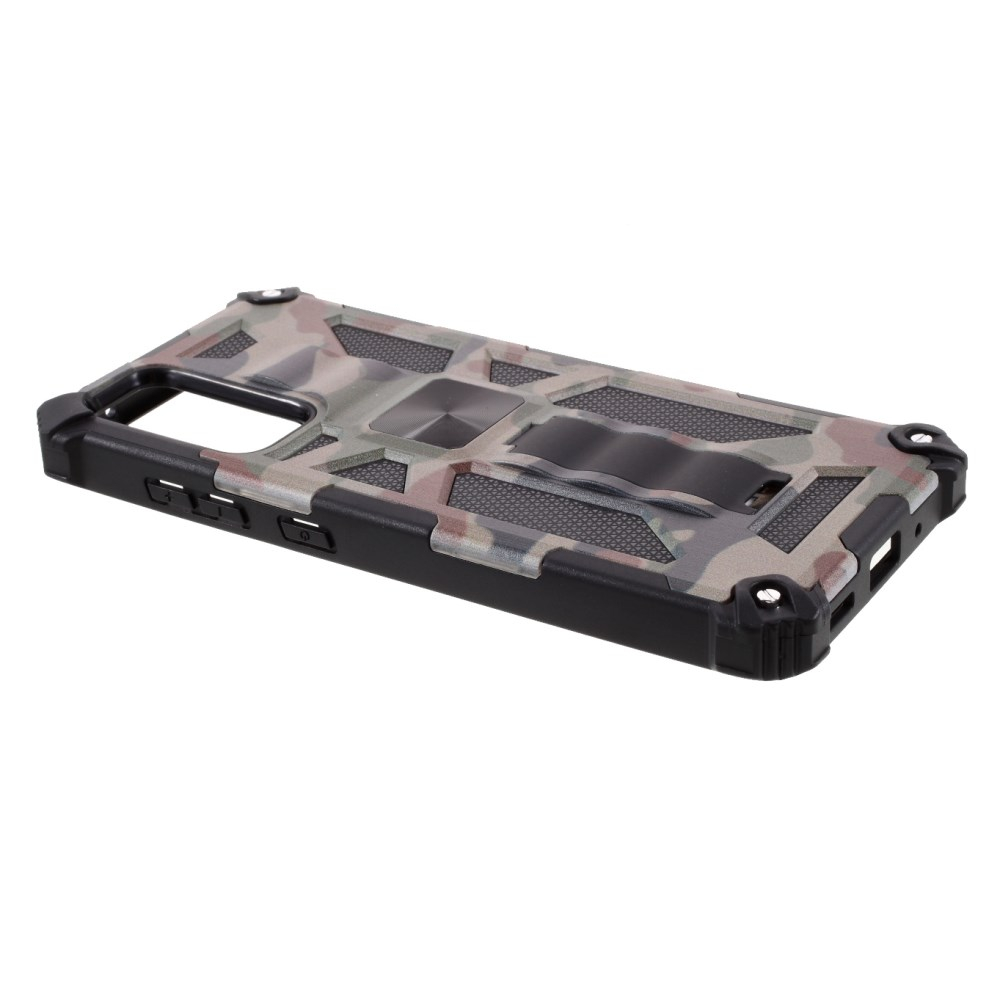 Samsung S20 FE green camouflage ARMOR METAL nugarėlė 3