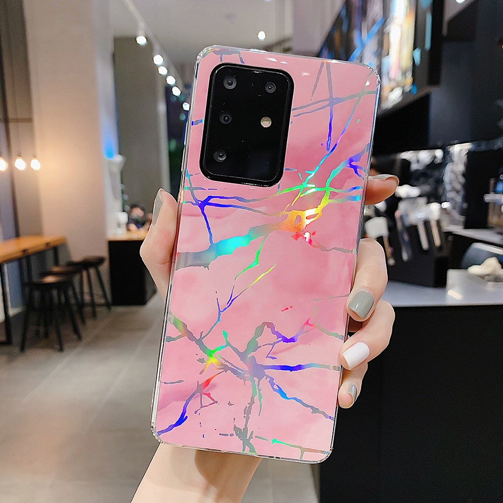 Samsung S20 PLUS Tracy Pink Marble+ nugarėlė 1