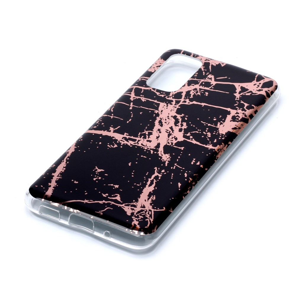Samsung S20 Tracy nugarėlė Black&gold Marble 2