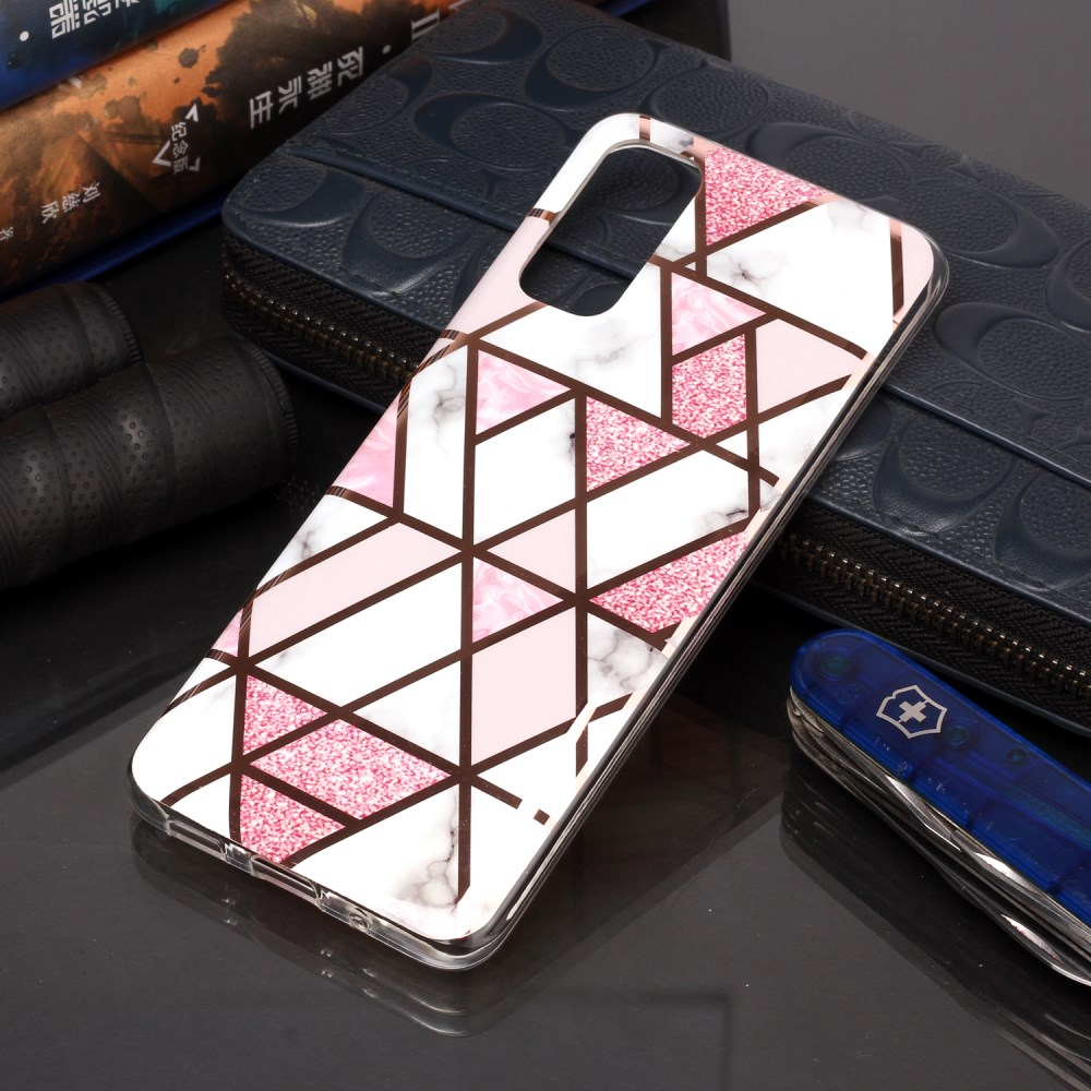 Samsung S20 Tracy nugarėlė Geometric rose marble 4