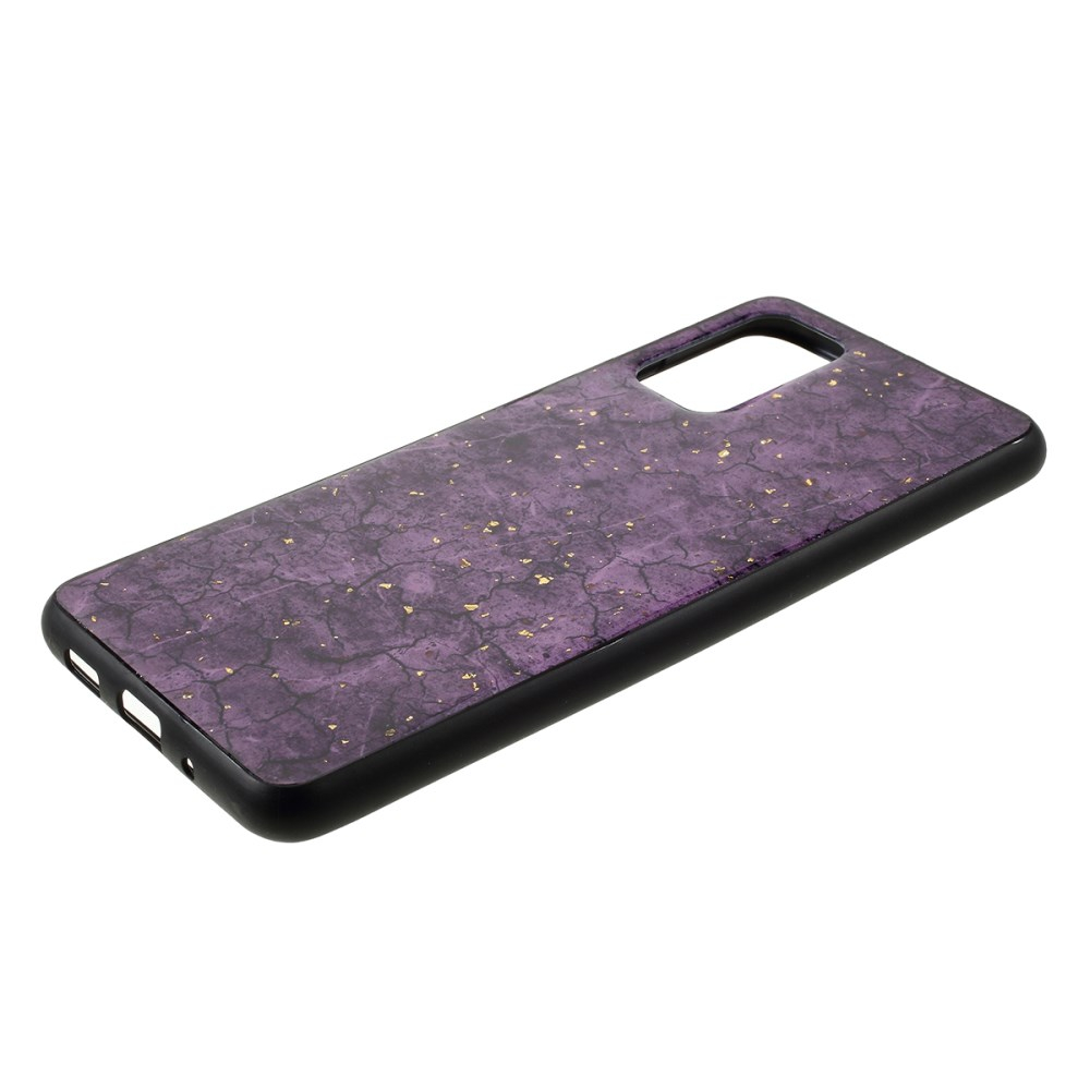 Samsung S20 violetinė EPOXY MARBLE nugarėlė 3