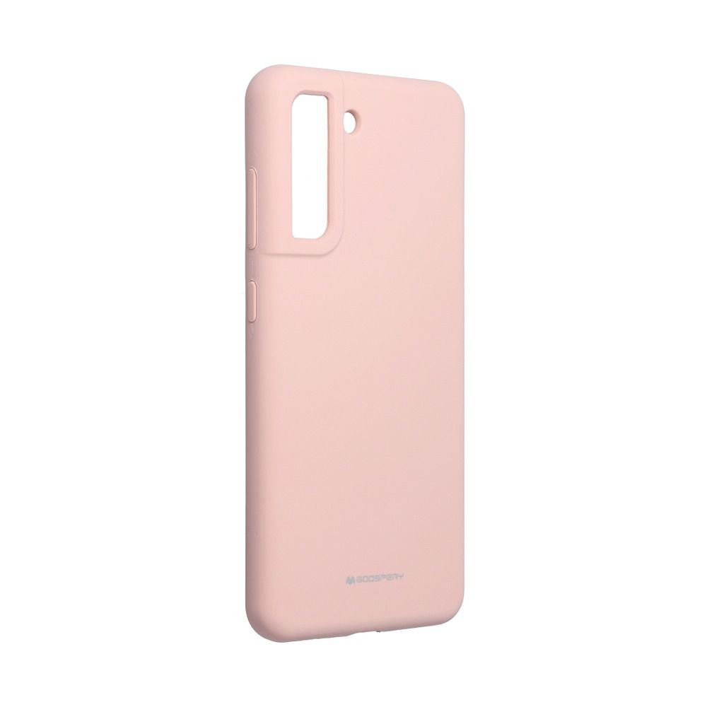 Samsung S21 FE pink sand MERCURY SILICONE nugarėlė 1