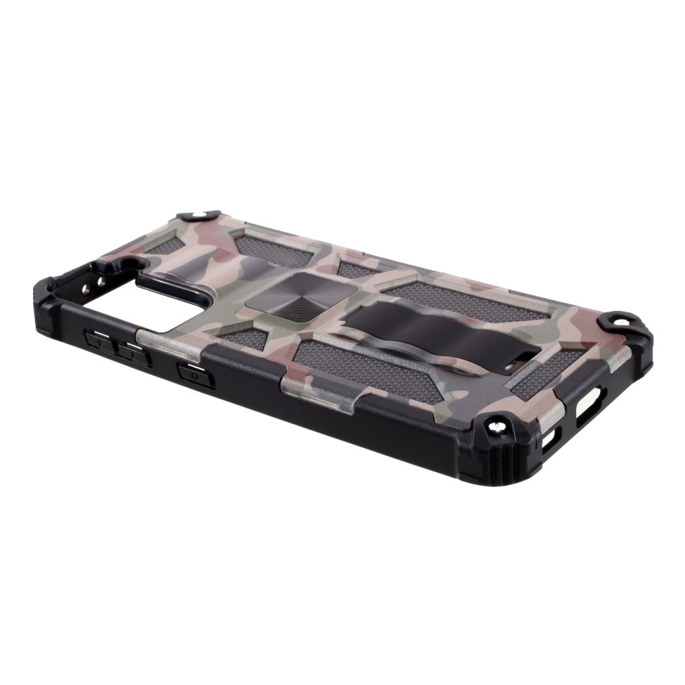 Samsung S21 green camouflage ARMOR METAL nugarėlė 2