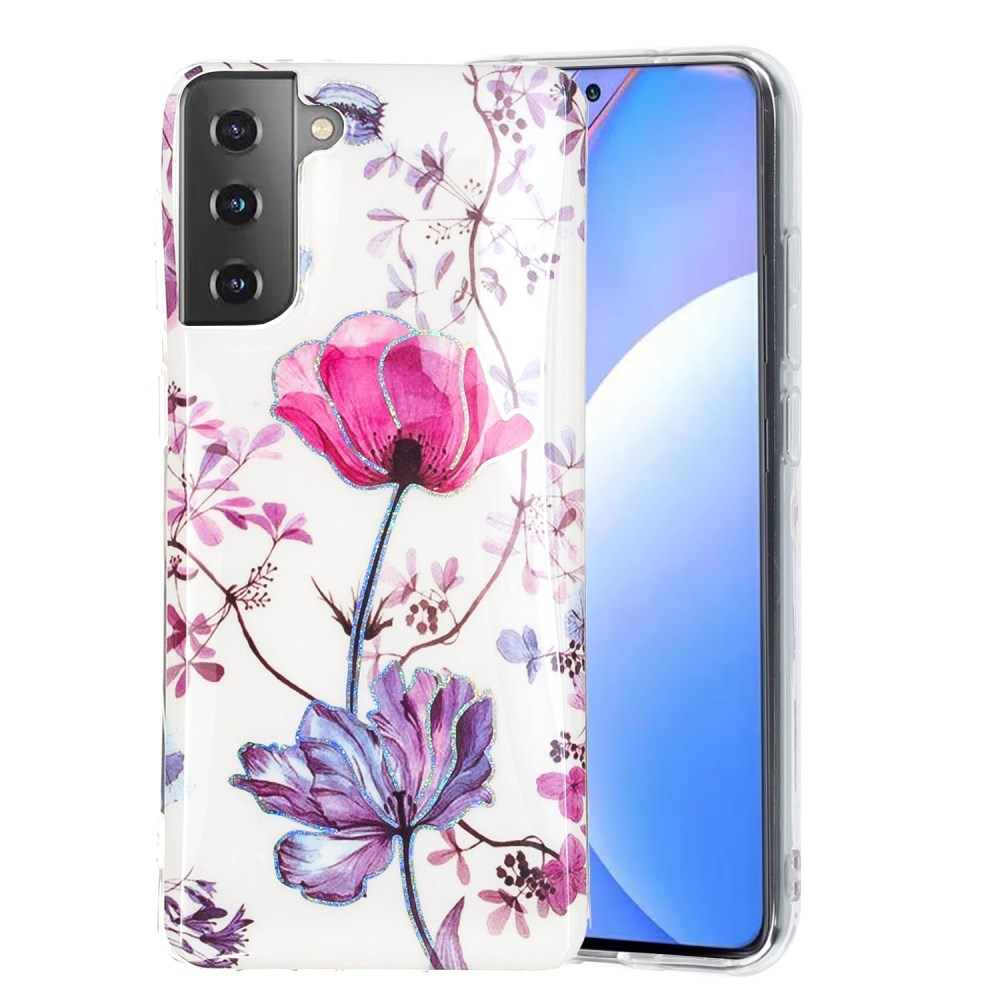 Samsung S21 PLUS balta Tracy nugarėlė Lotus Flower 1