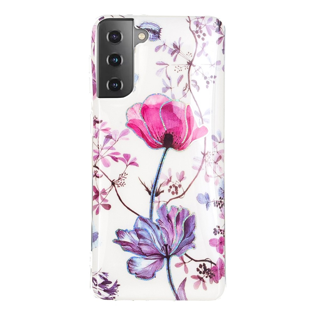 Samsung S21 PLUS balta Tracy nugarėlė Lotus Flower 2