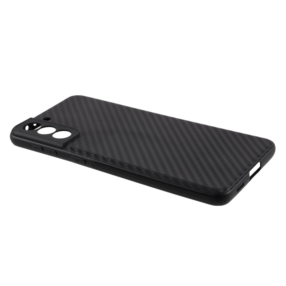Samsung S21 PLUS Tracy juoda CARBON FIBER nugarėlė 2
