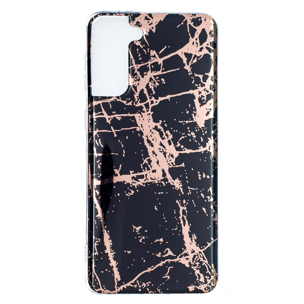 Samsung S21 PLUS Tracy nugarėlė Black&gold Marble+ 1