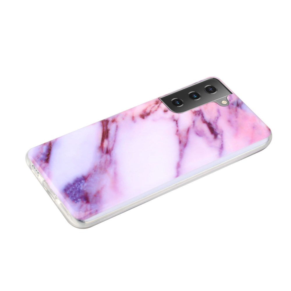 Samsung S21 PLUS Tracy nugarėlė Purple Marble 3