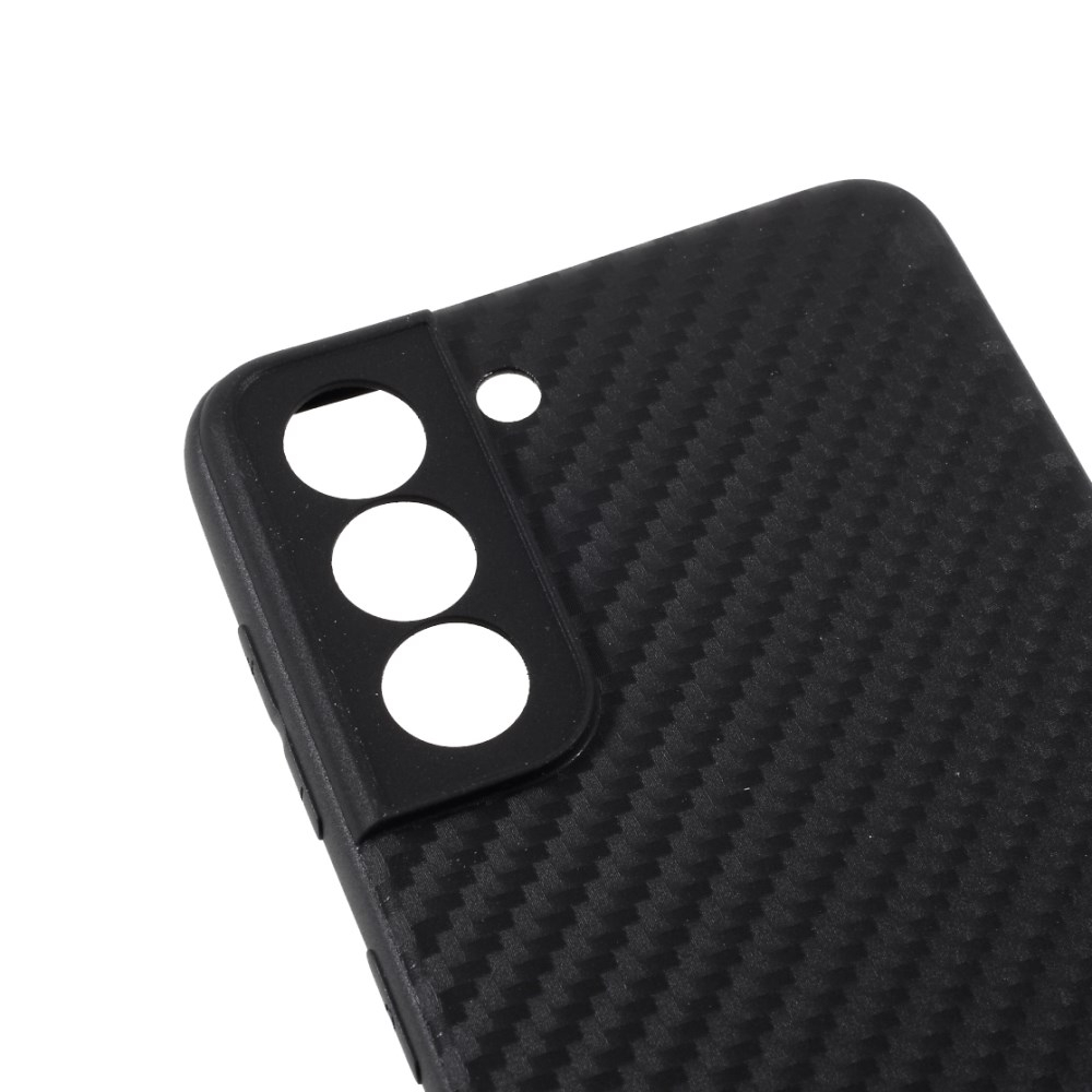 Samsung S21 Tracy juoda CARBON FIBER nugarėlė 6