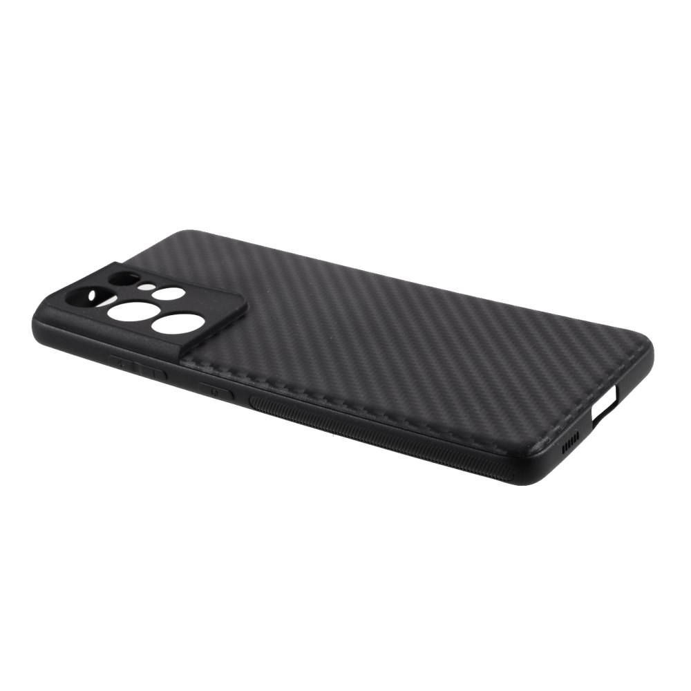 Samsung S21 ULTRA Tracy juoda CARBON FIBER nugarėlė 2