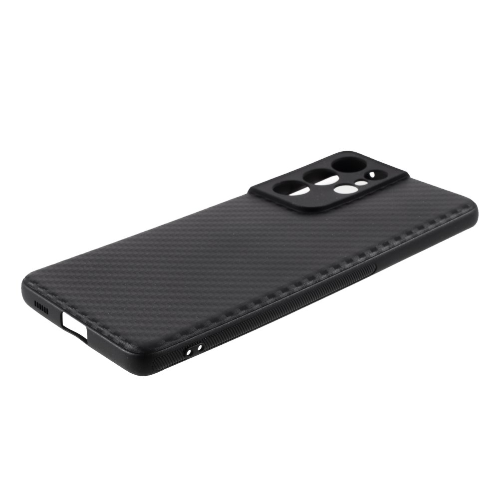 Samsung S21 ULTRA Tracy juoda CARBON FIBER nugarėlė 3
