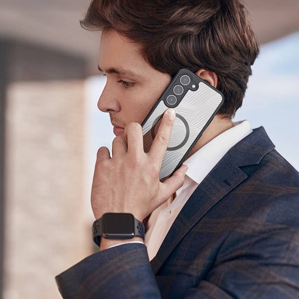 Samsung S23 PLUS black Dux Ducis Aimo nugarėlė Magsafe 11