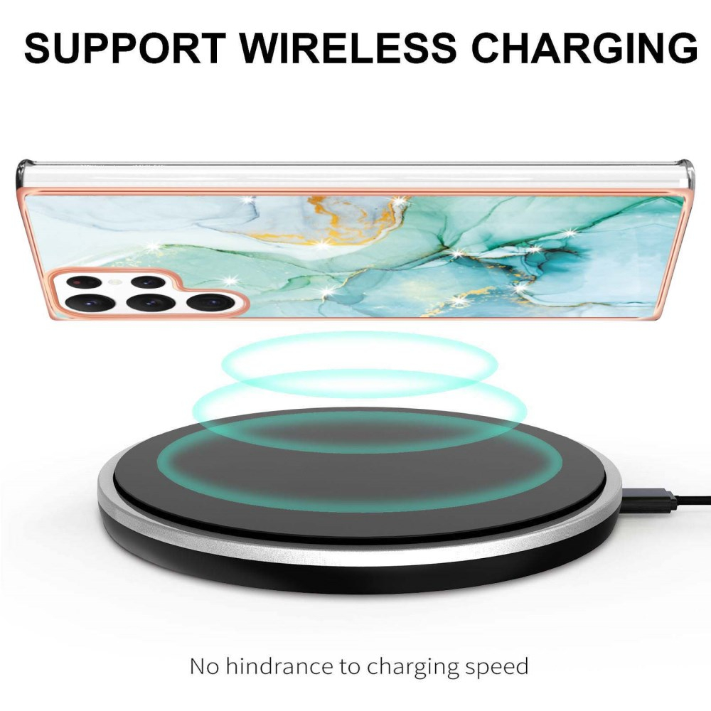 Samsung S23 ULTRA Tracy nugarėlė MILKY WAY MARBLE Green 2