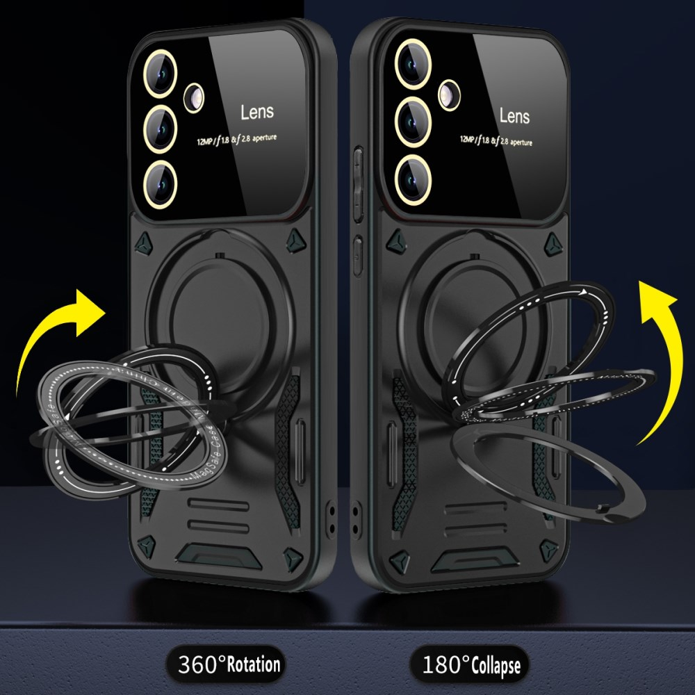 Samsung S24 black Magsafe KICKSTAND nugarėlė 2