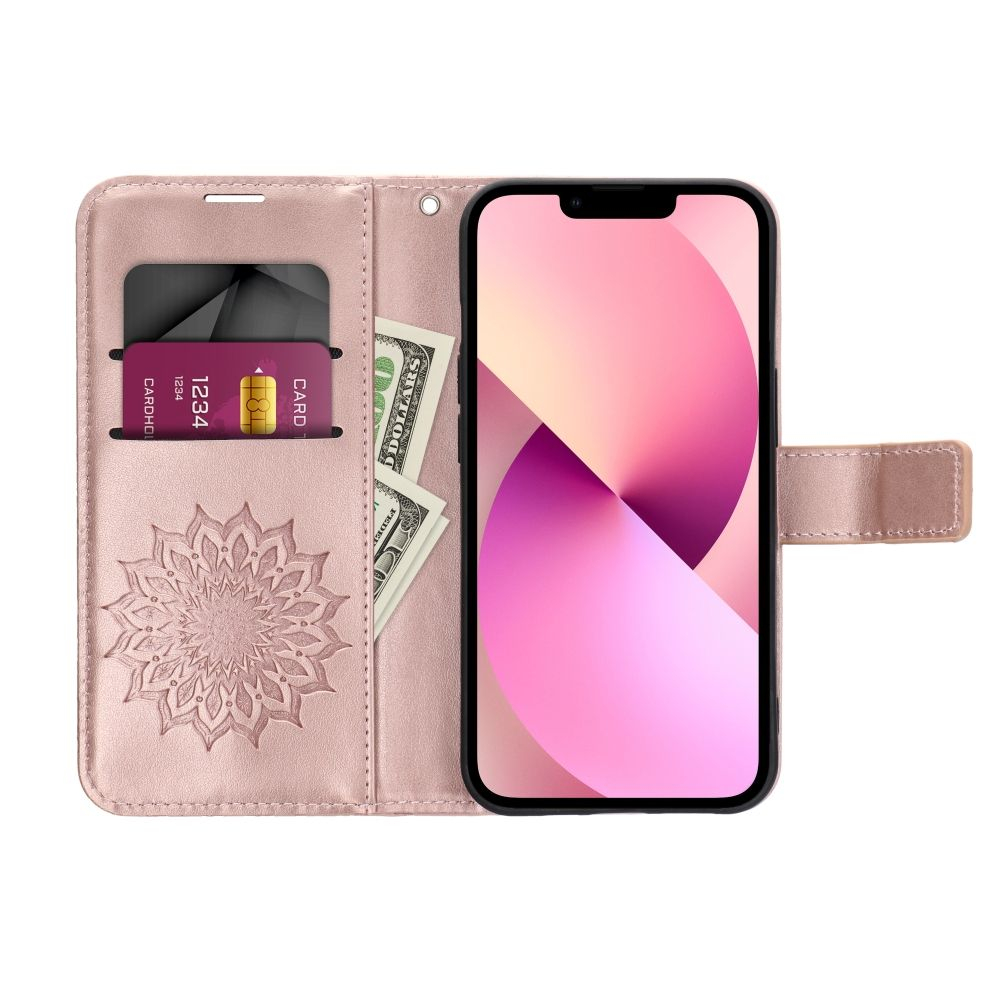 Samsung S24 PLUS MEZZO rose gold Mandala dėklas 3