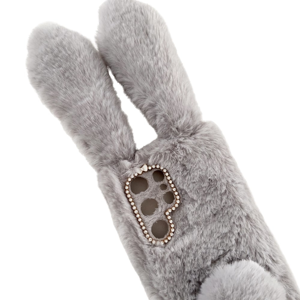 Samsung S24 ULTRA dark grey nugarėlė Fluffy rabbit 2