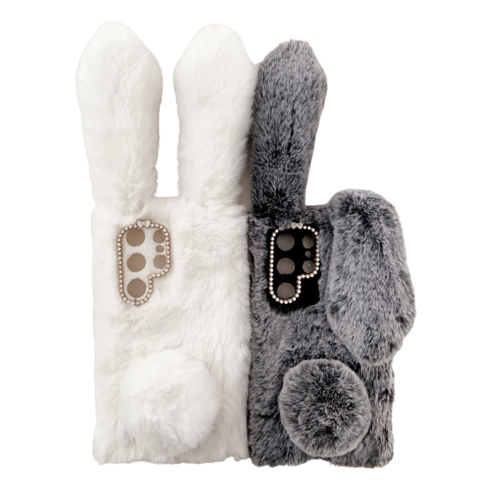 Samsung S24 ULTRA dark grey nugarėlė Fluffy rabbit 4