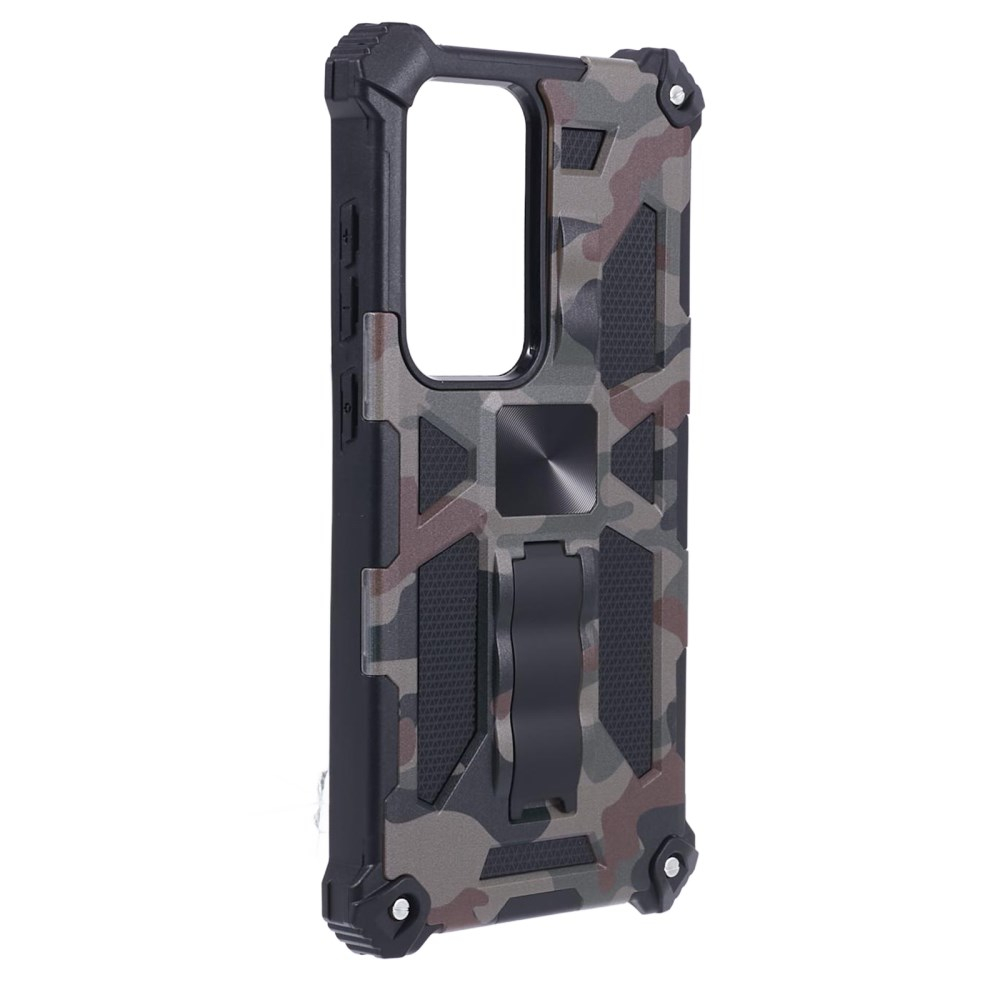 Samsung S24 ULTRA green camouflage ARMOR METAL nugarėlė 2