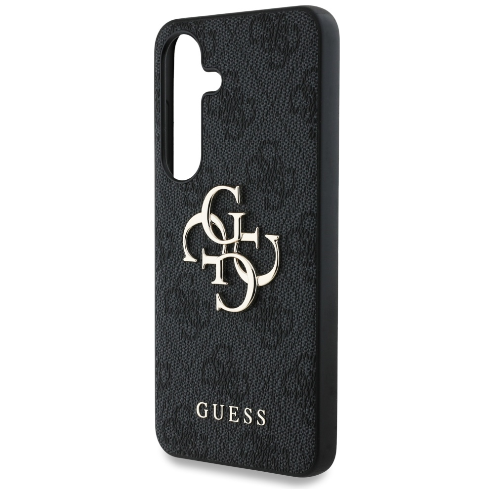 Samsung S25 black Big 4G Logo Classic GUESS nugarėlė 6