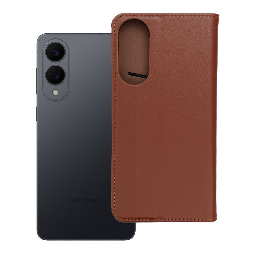 Samsung S25 EDGE brown odinis GENUINE dėklas