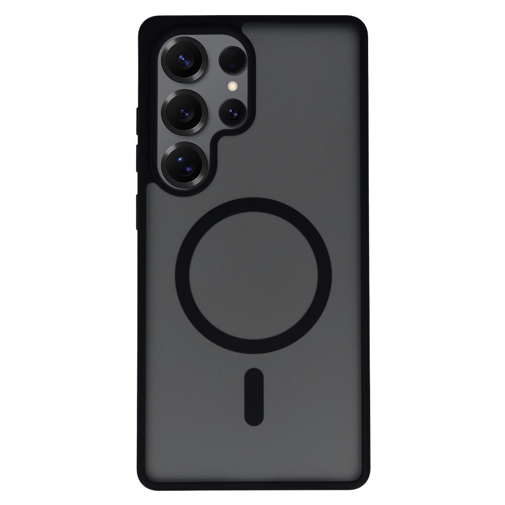 Samsung S25 / S24 black AURA MATTE Magnetic nugarėlė 1