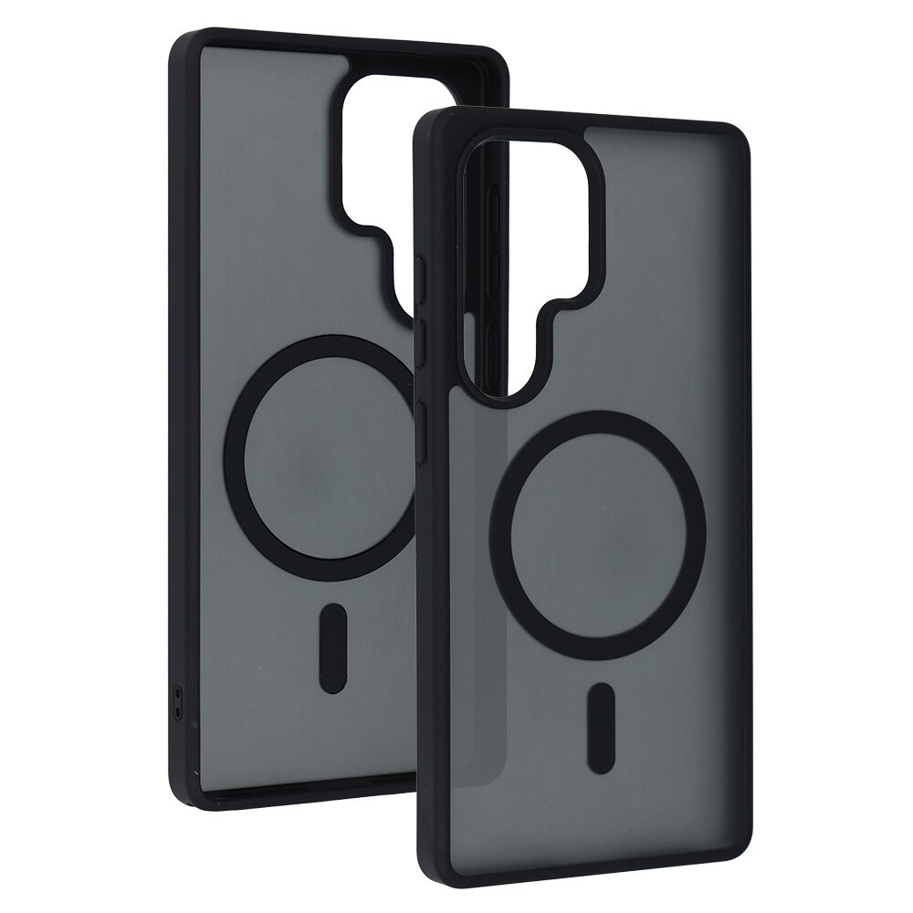Samsung S25 / S24 black AURA MATTE Magnetic nugarėlė 3