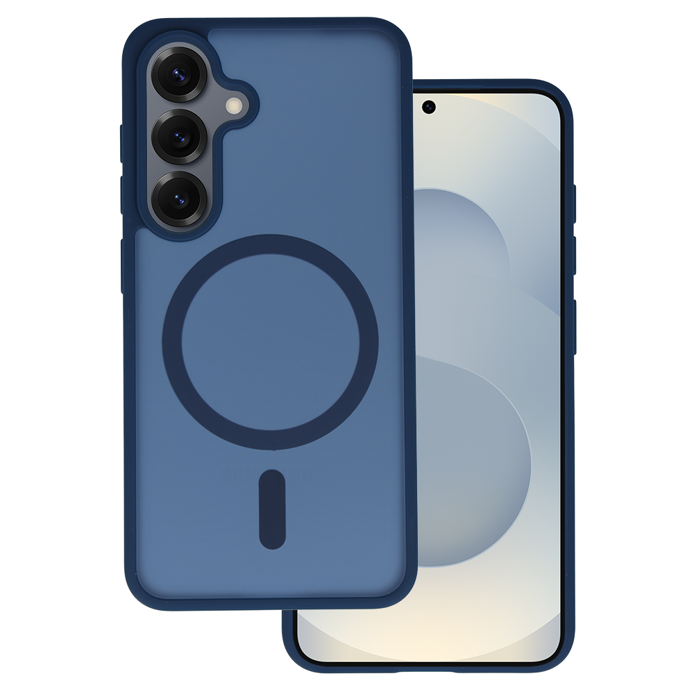 Samsung S25 / S24 dark blue AURA MATTE Magnetic nugarėlė 1