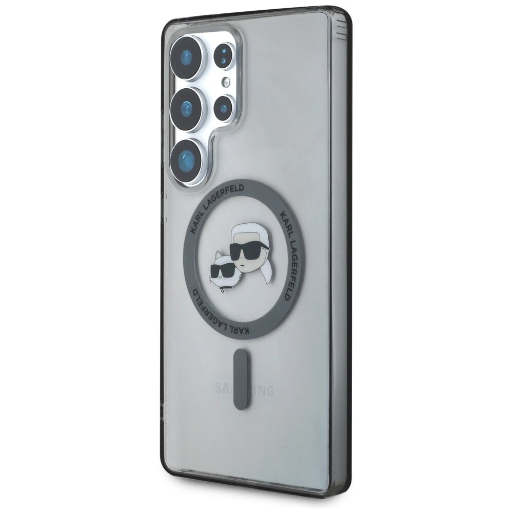 Samsung S25 ULTRA black MagSafe IML KC Heads KARL LAGERFELD nugarėlė 1