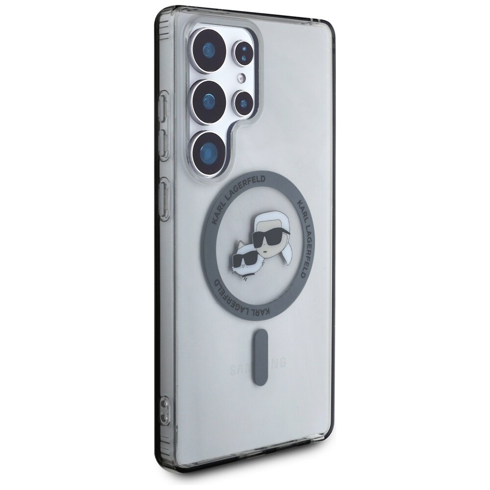Samsung S25 ULTRA black MagSafe IML KC Heads KARL LAGERFELD nugarėlė 3