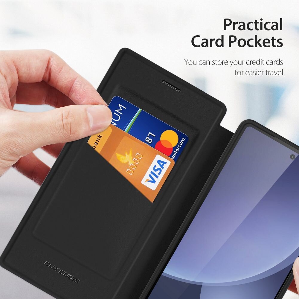 Samsung S25 ULTRA black DUX DUCIS Mag Skin X PRO dėklas 3