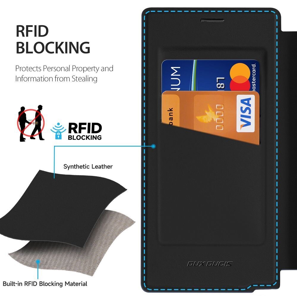 Samsung S25 ULTRA black DUX DUCIS Mag Skin X PRO dėklas 2