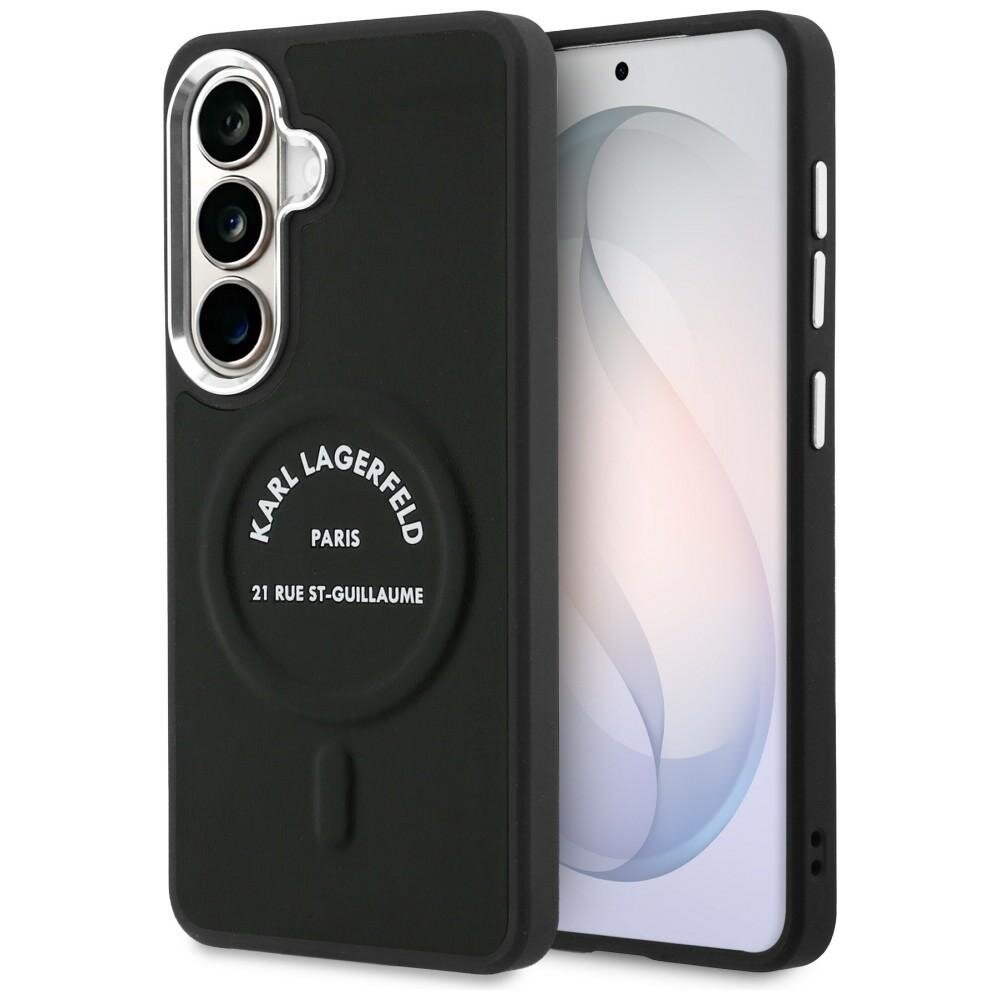 Samsung S26 black MagSafe PU Karl RSG Logo KARL LAGERFELD nugarėlė