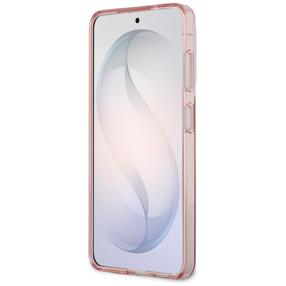 Samsung S26+ pink MagSafe IML Repeated Choupette KARL LAGERFELD nugarėlė 4