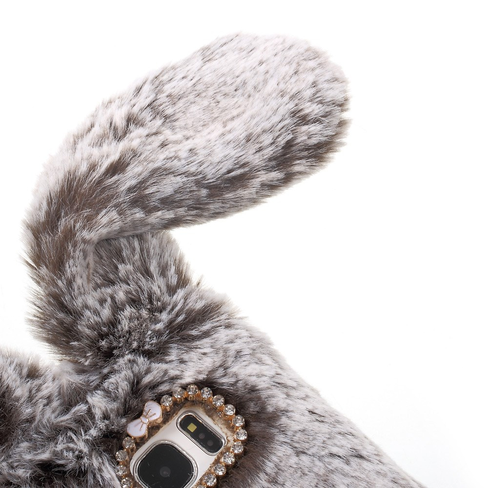 Samsung S7 edge ruda nugarėlė Fluffy rabbit 11