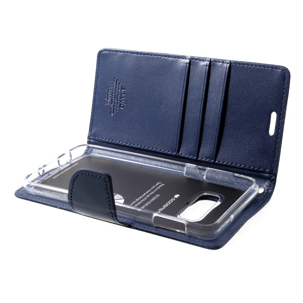 Samsung S7 mėlynas MERCURY BRAVO dėklas 4