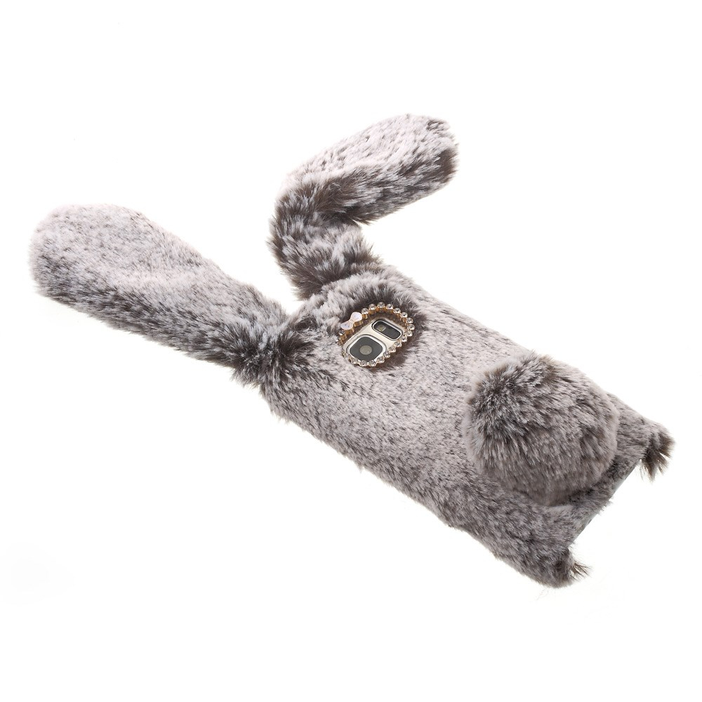 Samsung S7 ruda nugarėlė Fluffy rabbit 6