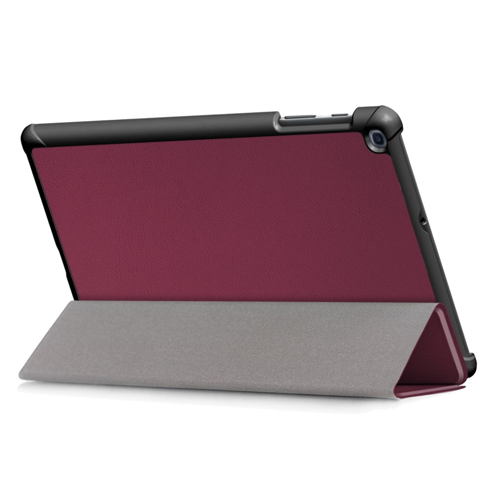 Samsung Tab A 10.1 2019 bordo TRIFOLD dėklas 5