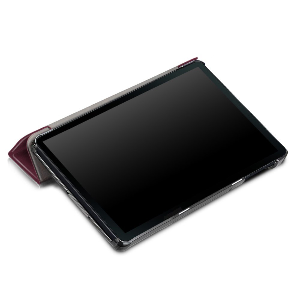 Samsung Tab A 10.1 2019 bordo TRIFOLD dėklas 7