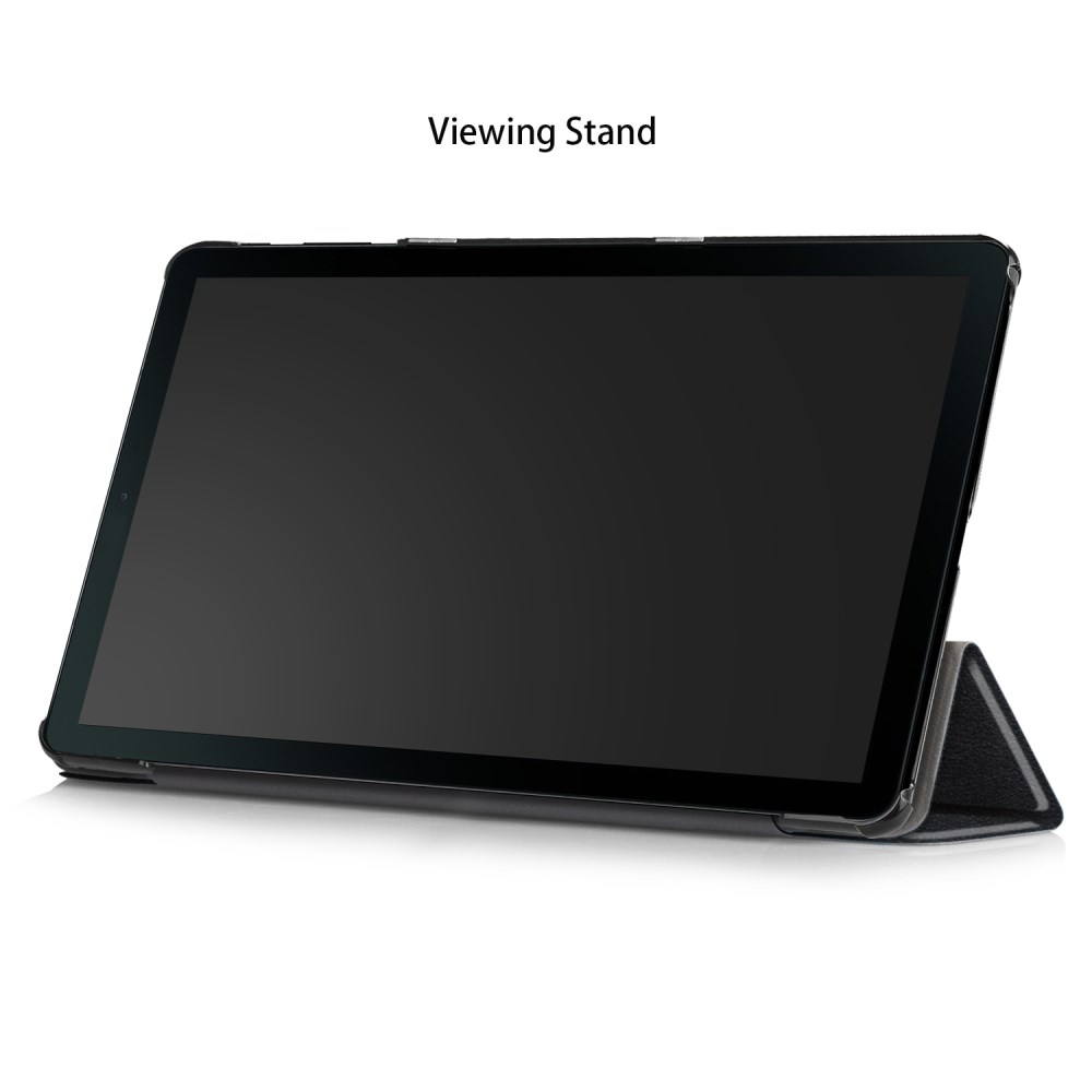 Samsung Tab A 10.1 2019 juodas TRIFOLD dėklas 9