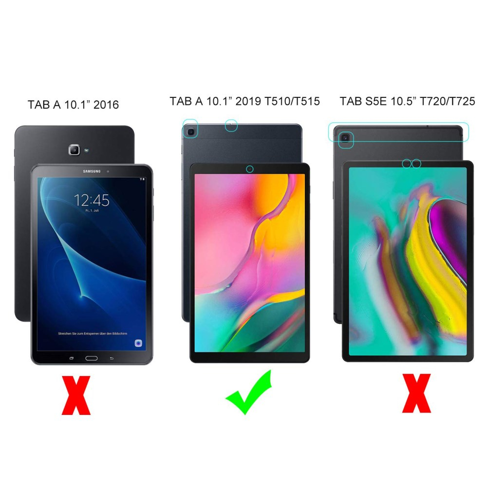 Samsung Tab A 10.1 2019 skaidri matinė nugarėlė 3