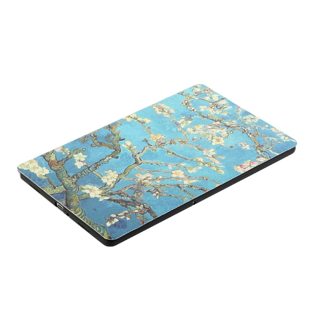 Samsung Tab A7 10.4" silikoninis TRIFOLD dėklas Tree with white flowers 7