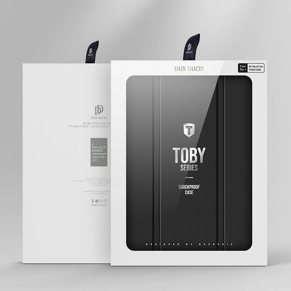 Samsung Tab A7 Lite black DUX DUCIS toby TRIFOLD dėklas 12