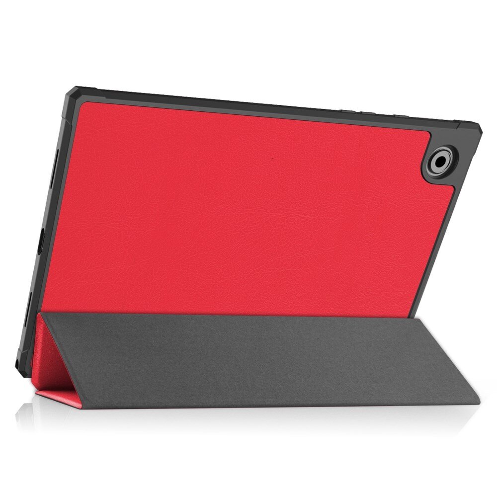 Samsung Tab A8 10.5" red silikoninis TRIFOLD dėklas 5