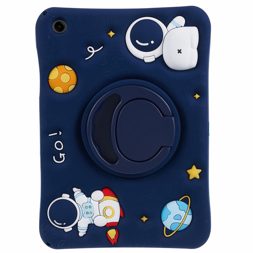 Samsung Tab A9+ 11" ARMOR KIDS Astronaut blue su kojele ir virvute nugarėlė 3