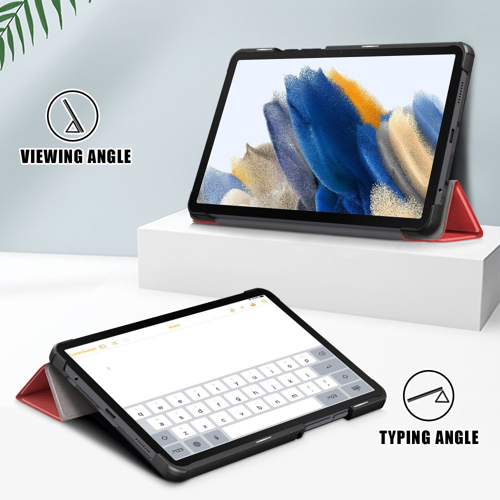 Samsung Tab A9 8.7" red TRIFOLD dėklas 2
