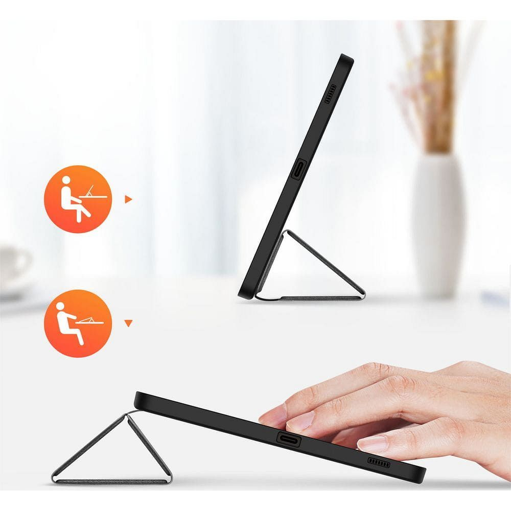 Samsung TAB S10 FE / S9 FE 10.9" / S9 11" black DUX DUCIS domo TRIFOLD dėklas 3
