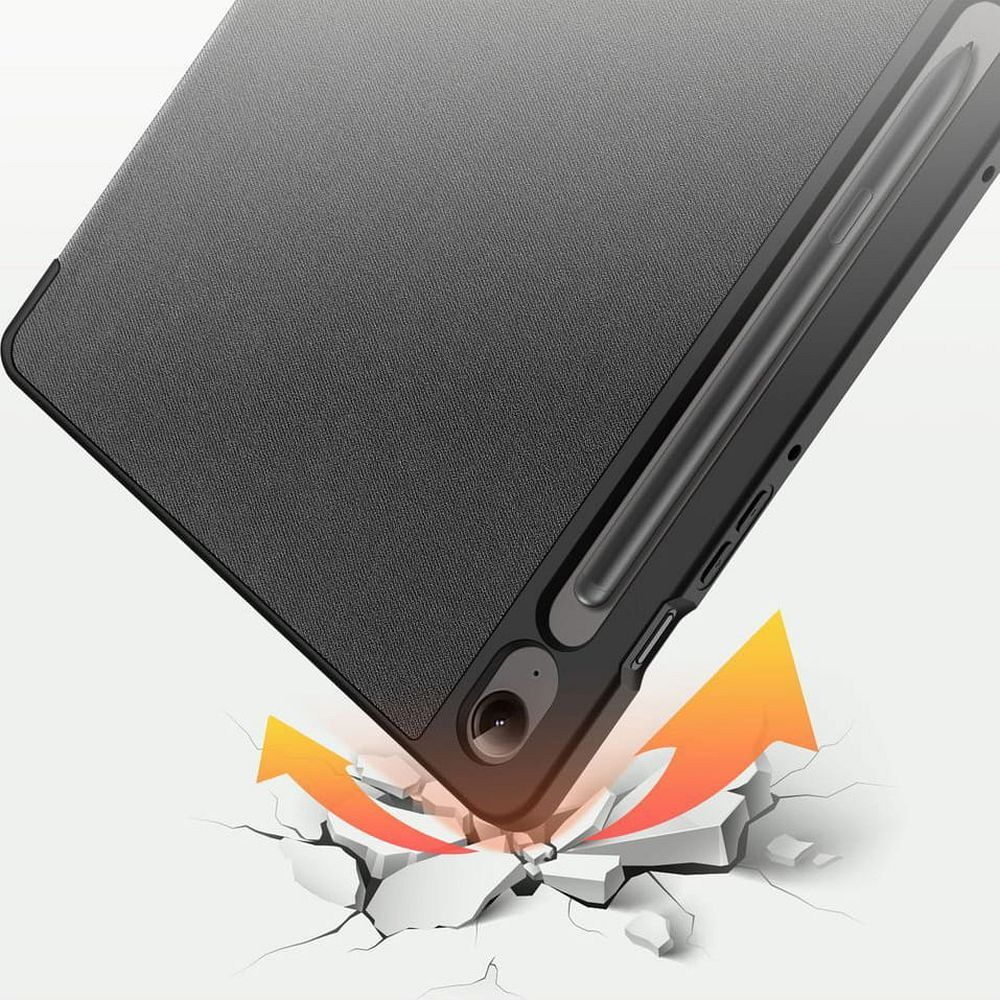 Samsung TAB S10 FE / S9 FE 10.9" / S9 11" black DUX DUCIS domo TRIFOLD dėklas 9