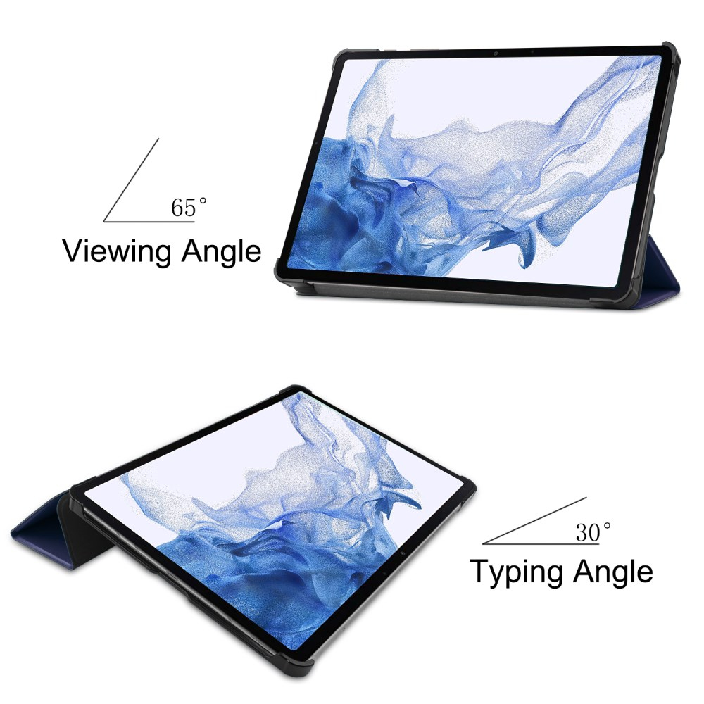 Samsung TAB S10 FE / S9 FE 10.9" / S9 11" blue TRIFOLD dėklas 5