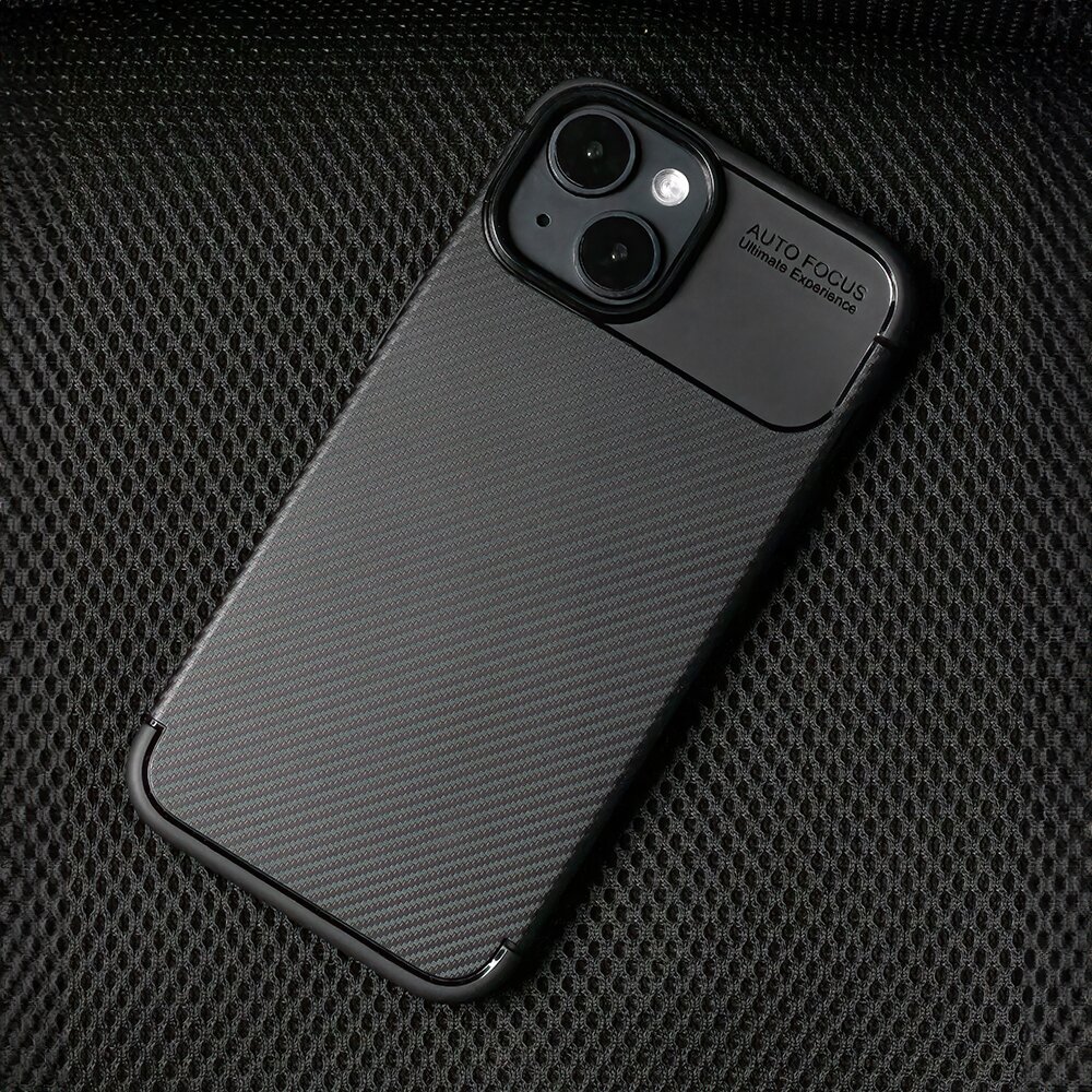 Samsung Xcover 7 juoda Carbon Fiber nugarėlė 13